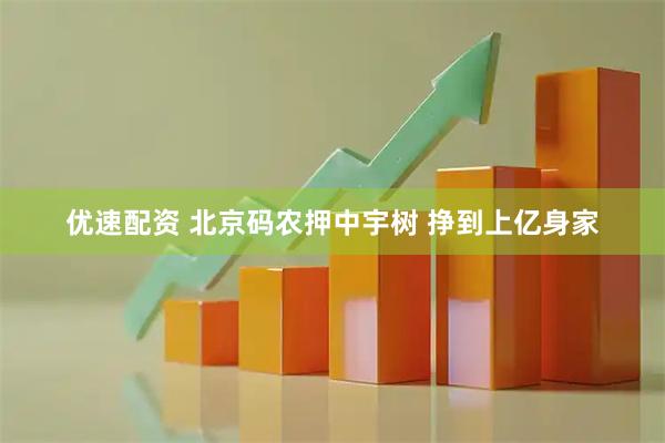 优速配资 北京码农押中宇树 挣到上亿身家