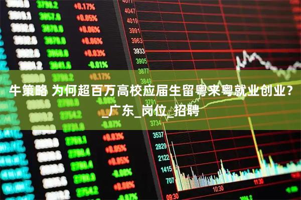牛策略 为何超百万高校应届生留粤来粤就业创业？_广东_岗位_招聘